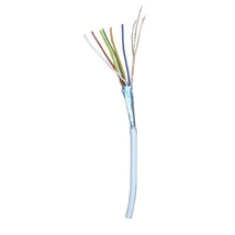 Biztonságtechnikai kábel, fehér, 6 eres, 6x0,22 mm2, 100 m