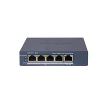 HIKVISION DS-3E1505P-EI/M 5 portos PoE switch ; 4 PoE + 1 RJ45 uplink port; menedzselhető