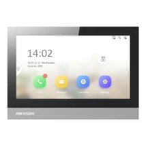 HIKVISION DS-KH8380-WTE1 IP video-kaputelefon beltéri egység; 7" LCD kijelző; 1024x600 felbontás; Wi