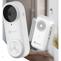 EZVIZ CS-DB2-A0-2C5WPBR Vezetéknélküli kaputelefon szett, 5 MP, Wifi, Mik/Audio, mircoSD foglalat, I