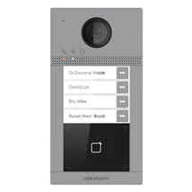 HIKVISION DS-KV8413-WME1 (C) Négylakásos IP video-kaputelefon kültéri egység; kártyaolvasóval; IR-me