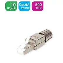 KELINE KE-FFT45-C6AS Szerszám nélkül szerelhető RJ45/s dugó, közvetlenül szerelhető Cat.7A, Cat.7, C