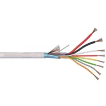 Biztonságtechnikai kábel, 6 eres, 6x0,22 mm2, 500 m