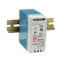 Mean Well DRC-60A akkumulátortöltős Tápegység, 12 V DC, 59,34 W