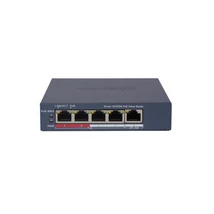 HIKVISION DS-3E1105P-EI(V2) 5 portos PoE switch ; 4 PoE + 1 uplink port; smart menedzselhető