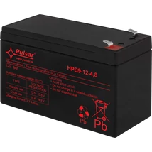 PULSAR HPB9-12-4.8 Akkumulátor 12V 9Ah; HPB széria; T1 csatlakozó