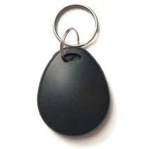 NESTRON RFID-KFDEV34K-FEKETE Beléptető kulcstartó tag; Mifare Desfire EV3; 4k memória; fekete