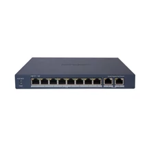 HIKVISION DS-3E1510P-EI 10 portos PoE switch ; 8 PoE + 2 RJ45 uplink port; menedzselhető