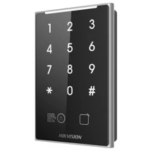 HIKVISION DS-K1109DKB-QR Kártya- DESfire, Felica, Mifare olvasó; QR kód olvasó; RS485 vagy Wiegand k