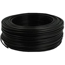 Biztonságtechnikai kábel, fekete, 6 eres, 6x0,5 mm2, 100 m