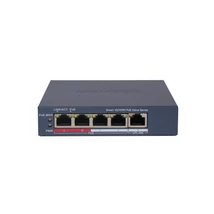 HIKVISION DS-3E1105P-EI/M(V2) 5 portos PoE switch ; 4 PoE + 1 uplink port; menedzselhető