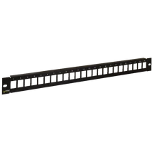 PULSAR RAP-RJ45 19" keystone patch panel; 24 port; árnyékolatlan