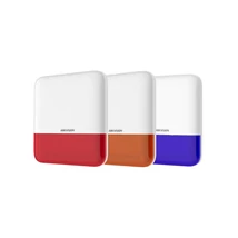 HIKVISION DS-PS1-E-WE/Red Vezeték nélküli kültéri sziréna AXPro központokhoz; 110 dB; IP65; 868 MHz;