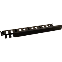 PULSAR RAOK-1M 19" kábel rendező panel; 1U; vízszintes; fedéllel; fém