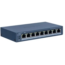 HIKVISION DS-3E1309P-EI/M 9 portos PoE switch ; 8 PoE + 1 uplink port; menedzselhető