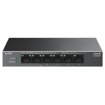 TP-Link LS106LP fémházas, asztali PoE switch, 6 port