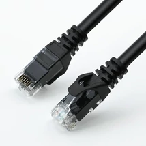 NESTRON NCN-P1C6AU-5CBK UTP patch kábel; Cat6A; réz; fekete; 5 m