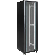 PULSAR RS4266 19" 42U 600x600 álló rack szekrény; lapraszerelt; fekete