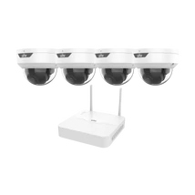 UNIVIEW KIT/NVR301-04LS3-W/4xIPC322LB-AF28WK-G WiFi szett - 4 csatornás NVR, 4db 2MP Wifi-s dóm kame