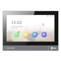 HIKVISION DS-KH8381-WTE1 IP video-kaputelefon beltéri egység; 7" IPS kijelző; 1024x600 felbontás; Wi