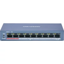 HIKVISION DS-3E0109P-E/M (B) 9 portos PoE switch ; 8 PoE + 1 uplink port; nem menedzselhető