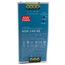MEAN WELL NDR-240-48 Ipari tápegység; 48V; 5 A; 240W; DIN sínre szerelhető