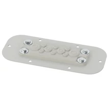 PULSAR AWOH-PM10A Lemez 10 membránátvezetővel az AWOH sorozatú házakhoz; 209 x 20 x