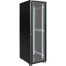 PULSAR RS4268 19" 42U 600x800 álló rack szekrény; lapraszerelt; fekete
