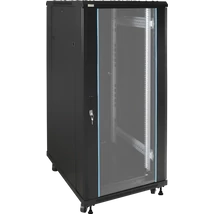 PULSAR RS2768 19" 27U 600x800 álló rack szekrény; lapraszerelt; fekete