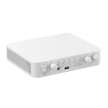 HIKVISION DS-QAE1A80G1-VB Kétzónás, 100 V / 80 Wattos Hibrid hálózati erősítő; 1 LAN porttal