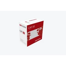 HIKVISION DS-1LN5EO-UU/E Kábel, Hálózati kültéri kábel, UTP CAT 5E, 305 méter, fekete