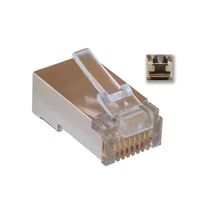 VEZ FTD5881 RJ45 Cat5e csatlakozó FTP fali kábelre, 100db/csomag