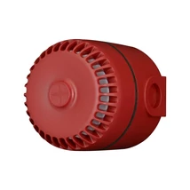 FULLEON ROLP/SV/R/D Roshni hangjelző; piros; 24 VDC; magas aljzat; oldalsó kábelvezetés; IP65
