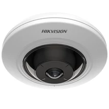 HIKVISION DS-2CD2955G0-ISU (1.05mm) 5 MP WDR mini IR IP fisheye kamera 180° látószöggel; hang I/O; r