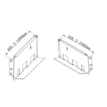 HIKVISION R Series UPS Rack Slide 4-post UPS rack sín R szériához