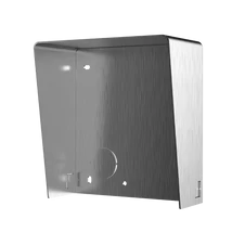 HIKVISION DS-KABD8003-RS1/S Társasházi IP video-kaputelefon esővédő keret; 1 modulos verzió; rozsdam