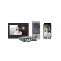 UNIVIEW KIT/201S/372S/NSW2020 Videó kaputelefon szett, PoE Switchel
