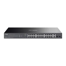 TP-LINK ES228GP Switch Menedzselhető PoE