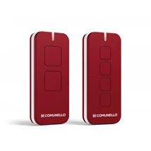 COMUNELLO VICTOR-4RC-PIROS Victor ugrókódos távirányító; 4 csatorna; 433.92 MHz; piros