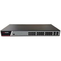 HIKVISION DS-3E2528(B) 28 portos switch; 24 Gbit port + 4 SFP uplink port; teljesen menedzselhető