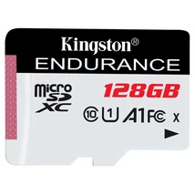 KINGSTON SDCE/128GB 128GB microSD kártya; microSDXC; UHS-I Speed Class; U1; V10; adapterrel