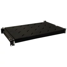 Pulsar RAPW450 Polc, Perforált, kihúzható, 280 + 130 mm, 1U, 19"