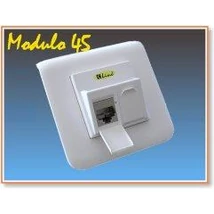KELINE 601120 Modulo45, 2xRJR5, padlódobozba, csatornába, üres, modulok nélkül !