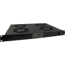 PULSAR RAWP-1R 19" ventilátor panel beépített termosztáttal; 1U; 4 ventilátor