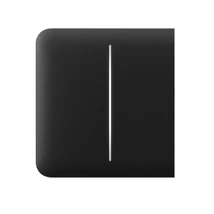 AJAX SIDEBUTTON-2GANG-BLACK SideButton szélső kapcsoló sorolókeretbe; 2 gomb; fekete színű