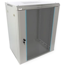 PULSAR RWA1564-G 19" 15U 600x450 fali rack szekrény; lapraszerelt; szürke; könnyített kialakítás