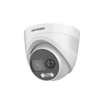 HIKVISION DS-2CE72KF3T-PIRXO (2.8mm) 5 MP ColorVu THD WDR fix turret kamera; villogó fény és hang ri