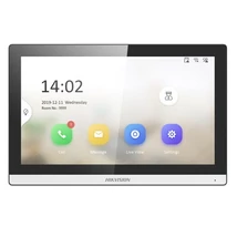 HIKVISION DS-KH6350-WTE1 IP video-kaputelefon beltéri egység; 7" TFT érintő kijelző; 1024x600 felbon