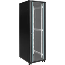 PULSAR RS4268 19" 42U 600x800 álló rack szekrény; lapraszerelt; fekete