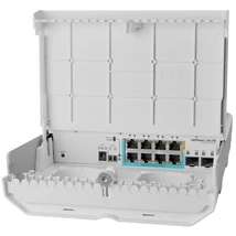 MIKROTIK CSS610-1Gi-7R-2S+OUT , netPower Lite 7R reverse switch